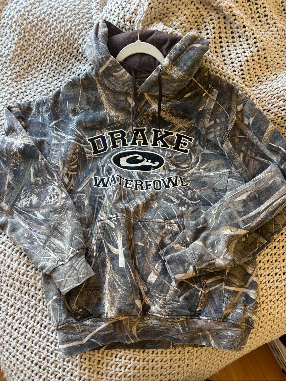 Camo Hoodie - Brown/Gray